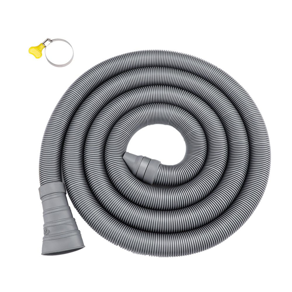 9.8 Feet Universal Washing Machine Drain Hoses EVA with Clamp Extension