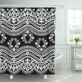 thumbnail image 1 of Cortina de Ducha ABPHQTO Tela Vector Vintage flores Encaje 150x180 cm, 1 of 1
