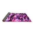 thumbnail image 2 of Ahgly Company Indoor Square Abstract Purple Contemporary Area Rugs, 3' Square, 2 of 4