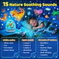 thumbnail image 4 of Easter Egg Light for Nursery Sound Machine | 15 Sleeping Sounds+12HD Films+7 Colors+360°Rotating | Easter Gifts for Kids Primal Hatch Dinosaur Egg Night Light for Nursery Boy Toys Hatch Sound Machine, 4 of 4