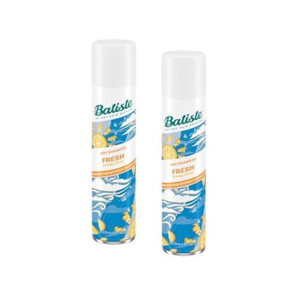 Batiste Instant Hair Refresh Dry Shampoo, Fresh - 6.73 oz (Pack of 2)