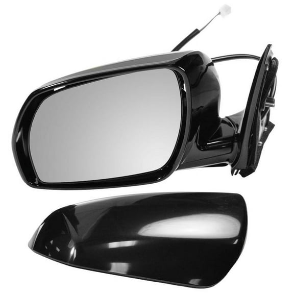 TRQ Smooth Black Power Door Mirror Left LH Driver Side For 05-07 Nissan Murano MRA05899