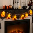 thumbnail image 5 of YOYTOO Halloween Lights, 9.8ft 20 LED Bulbs Pumpkins Halloween Decoration String Light Battery Operated Indoor Ourdoor, 5 of 8