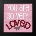 thumbnail image 2 of Phillip, Jamie 12x12 Black Modern Framed Museum Art Print Titled - So Loved, 2 of 5