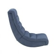 thumbnail image 4 of Linon Grayson Wood Sherpa Upholstered Game Rocking Chair in Blue, 4 of 15