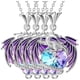 thumbnail image 2 of Cadenas con Dije DragónNeck01 4 Pzas Collar Dragón/Corazón Plata/Morado Metal. High Monaco MXRGK-004, 2 of 5