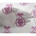 thumbnail image 5 of oneOone Viscose Chiffon Dark Magenta Fabric Block Fabric For Sewing Printed Craft Fabric By The Yard 42 Inch Wide, 5 of 5
