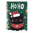 thumbnail image 7 of FORMRS 1-Subject Spiral Notebook 8" x 5" College Ruled 60 Refillable Sheet A5 Hard Cover, 2 Pack, Christmas Cat, 7 of 7