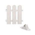 thumbnail image 2 of Plastic Garden Fence Border Edging Picket Fence With Stakes Lawn Flower Bed Divider Outdoor Garden Decor Easy Install Durable Reusable, Plant Protection Space Divider, for Garden Yard Lawn Beds, 2 of 6