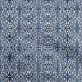 thumbnail image 1 of oneOone Cotton Silk Dark Blue Fabric Aian Batik Dress Material Fabric Print Fabric By The Yard 42 Inch Wide, 1 of 4