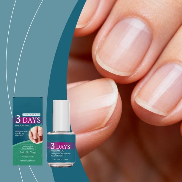 Pisexur Belleza Maquillaje Cuidado intensivo e hidratante de uñas de 3 días para un brillo duradero (15 ml)para mujeres y hombres