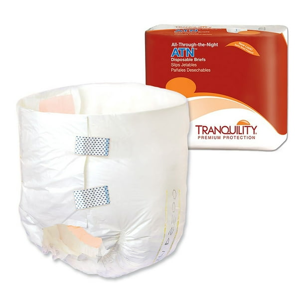 Tranquility ATN Adult Incontinence Brief XS Heavy Absorbency Overnight ...