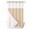 Biscotti Beige, variant on No Hook Shower Curtain with Snap-in Liner, Green Solid Color Waterproof Fabric Bathroom Curtains, Aesthetics Contemporary Luxury Bath Curtains & Mesh Top Window Narrow 36"x78"