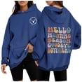 thumbnail image 2 of WEAIXIMIUNG Sweat à Capuche Imprimé Automne Hiver Grande Taille pour Femmes, 2 of 7