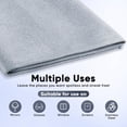 thumbnail image 4 of KKFEN-Microfiber Glass Cleaning Cloth 12 PK, Lint Free Streak Free, Reusable Magic Cleaning Cloth for Cleaning Windows, Glasses, Mirrors, Screens, Stainless Steel, and More Grey-12\u201d×12\u201d, 4 of 4