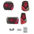 thumbnail image 6 of Nishiyuenyi 2 Pieces Brake Pedal Covers Automotive Professional Auto Accessories Generic Red Automatic Gear, 6 of 9