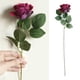 thumbnail image 5 of Elegante ramo de rosas artificiales de franela para jardín nórdico. Rosa roja, 5 of 8