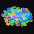thumbnail image 3 of Limei 50 PCS Colorful Glowing Stones, Fish Tank Glow Gravel, Glow in The Dark Aquarium Pebbles, Decorative Gravel Rocks, Glowing Pebbles Luminous Stones for Plant Aquariums, Landscaping, Home Decor, 3 of 7