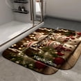 thumbnail image 2 of 1pc Snowmen in Christmas Absorbent Non-Slip Bathroom Thickened Flannel Rug Decor,Soft,Quick Drying,Suitable For Indoor/outdoor Use,Bathrooms,Bedrooms,Kitchens,Terrace,Laundry Rooms,16"x24", 2 of 9