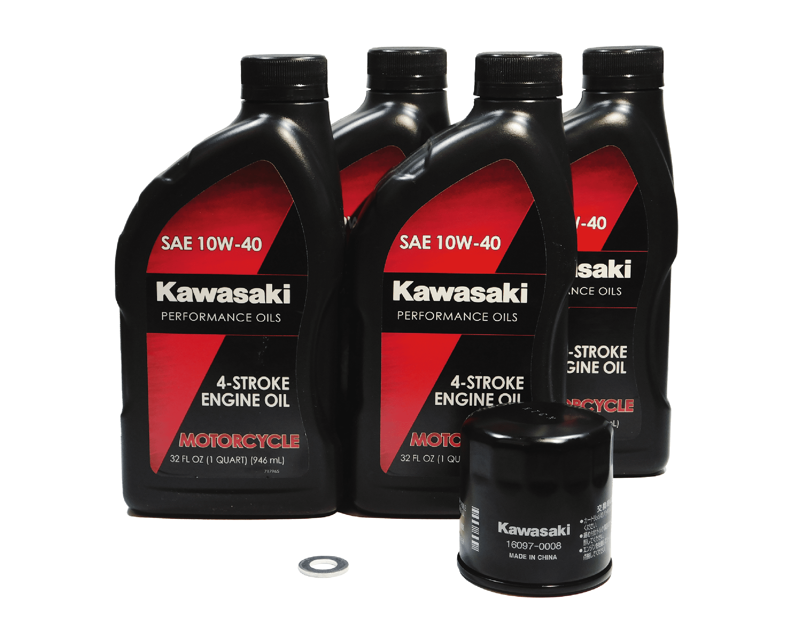 1990-2009 Kawasaki 500 EN500 Vulcan 500 LTD Oil Kit KAW02 Walmart.com