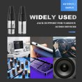 thumbnail image 2 of Shisuyan 1 Set/20PCS XLR 3 Pin Connector Male and Female Solder Type Microphone Line Plug, 2 of 8