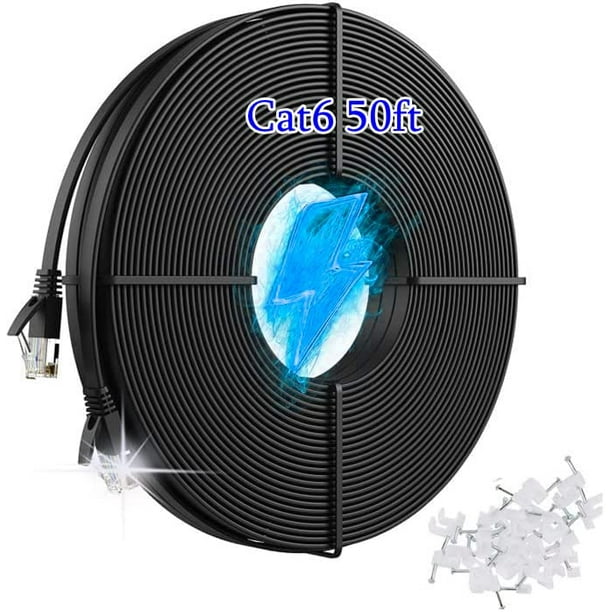 Cat6 Cable 50 ft, Seedato Cat6 Cable, Cable