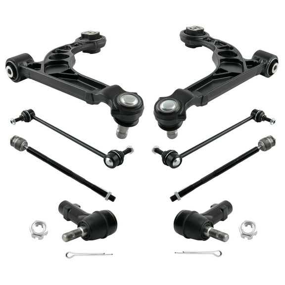 8x Front Lower Control Arms Tierods Sway Bars for 2013 2014 2015 2016 Dodge Dart