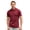Burgundy, variant on Merino.tech Men’s Short Sleeve Polo Shirt - 𝗘𝘃𝗲𝗿𝘆𝗱𝗮𝘆 Merino Wool Polo, L - Black