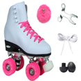thumbnail image 1 of Epic Skates Patins à Roulettes Classiques Montants avec Roues Roses, 1 of 5