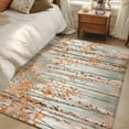 thumbnail image 5 of Orange Grey Forest 3'x5' Washable Rug, Grey Modern Art Oil Painting Non-Slip Area Rugs for Entryway Kitchen Classroom, Dorm Throw Carpet, Low Pile Soft Indoor Floor Mat, 5 of 9