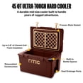thumbnail image 2 of RTIC 45 Qt 60-Can Ultra-Tough Ice Chest Cooler, Chocolate Brown, 2 of 7