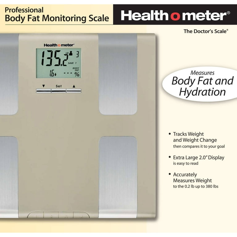 Hastings Home Digital Scale- Body Weight, Fat and Hydration in the Bathroom  Scales department at