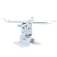 thumbnail image 1 of Hytrove Wall Mount Projector Holder White Steel Universal Bracket for Home Installation, 1 of 7