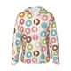 thumbnail image 1 of Balery Colorful Donuts Sudadera ligera de manga larga con capucha y protección solar UPF 50+ para hombre y mujer, ideal para pesca y running-X-Large, 1 of 7