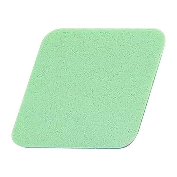 Paquete de 4 esponjas de maquillaje de diamante para rostro, polvos sueltos, esponjas de maquillaje corporales suaves, herramientas de maquillaje en seco y húmedo.