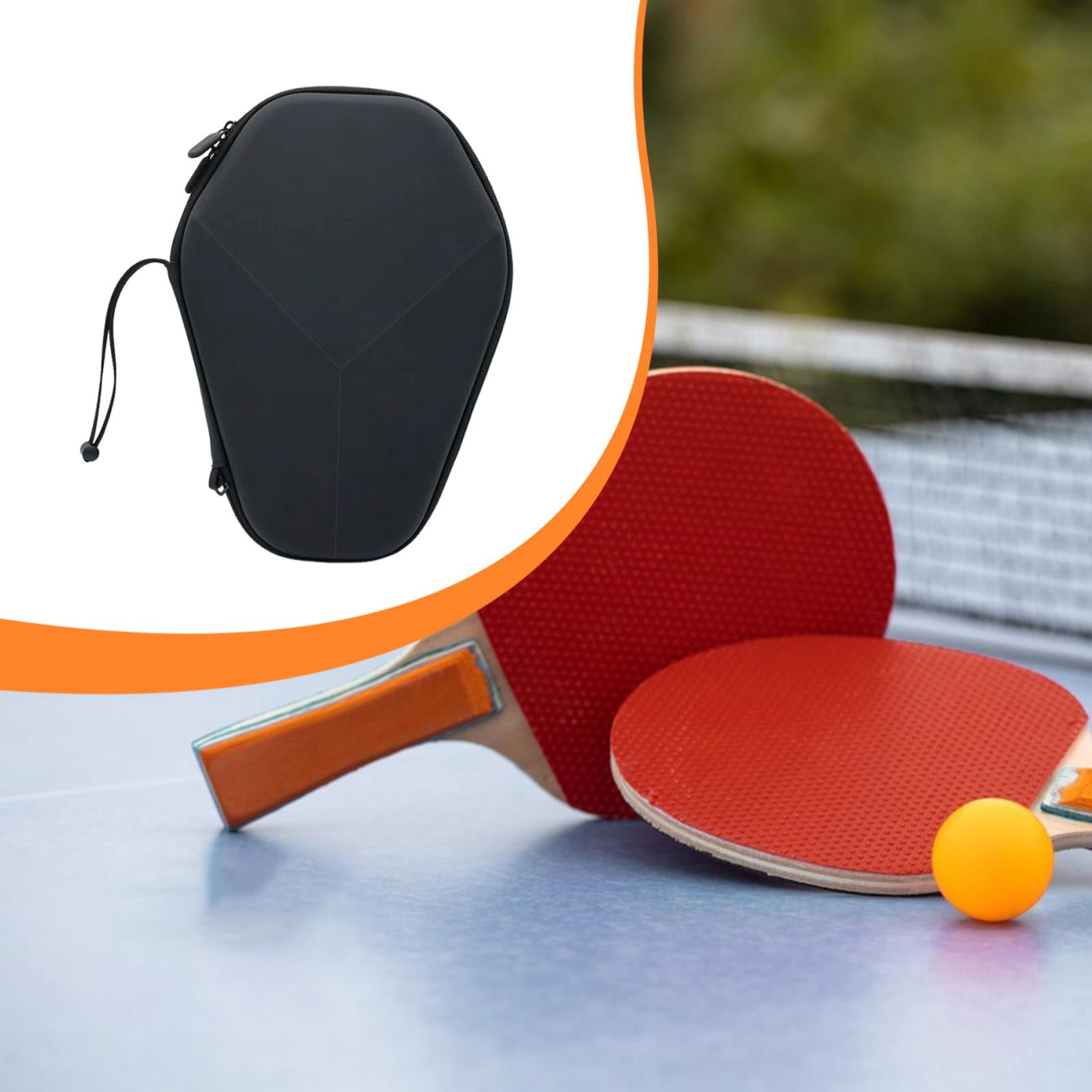 harayaa Table Tennis Racket Cover Paddle Case Easy to Carry Multi Scenario Organizer Portable Storage Bag for Sports Travel 28.5cmx20.5cm