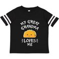 thumbnail image 3 of Inktastic My Great Grandma Loves Me with Taco Illustration Boys or Girls Toddler T-Shirt, 3 of 5