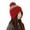 Red, variant on Cethrio Girls Knit Hats with Ear Flaps, Soft Warm Winter Windproof Beanies for Girl Khaki Size 4-10T