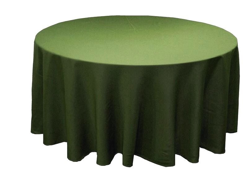 16 PACKS 120" inch ROUND Tablecloth Polyester WEDDING 25 COLOR 5' Ft table cover 