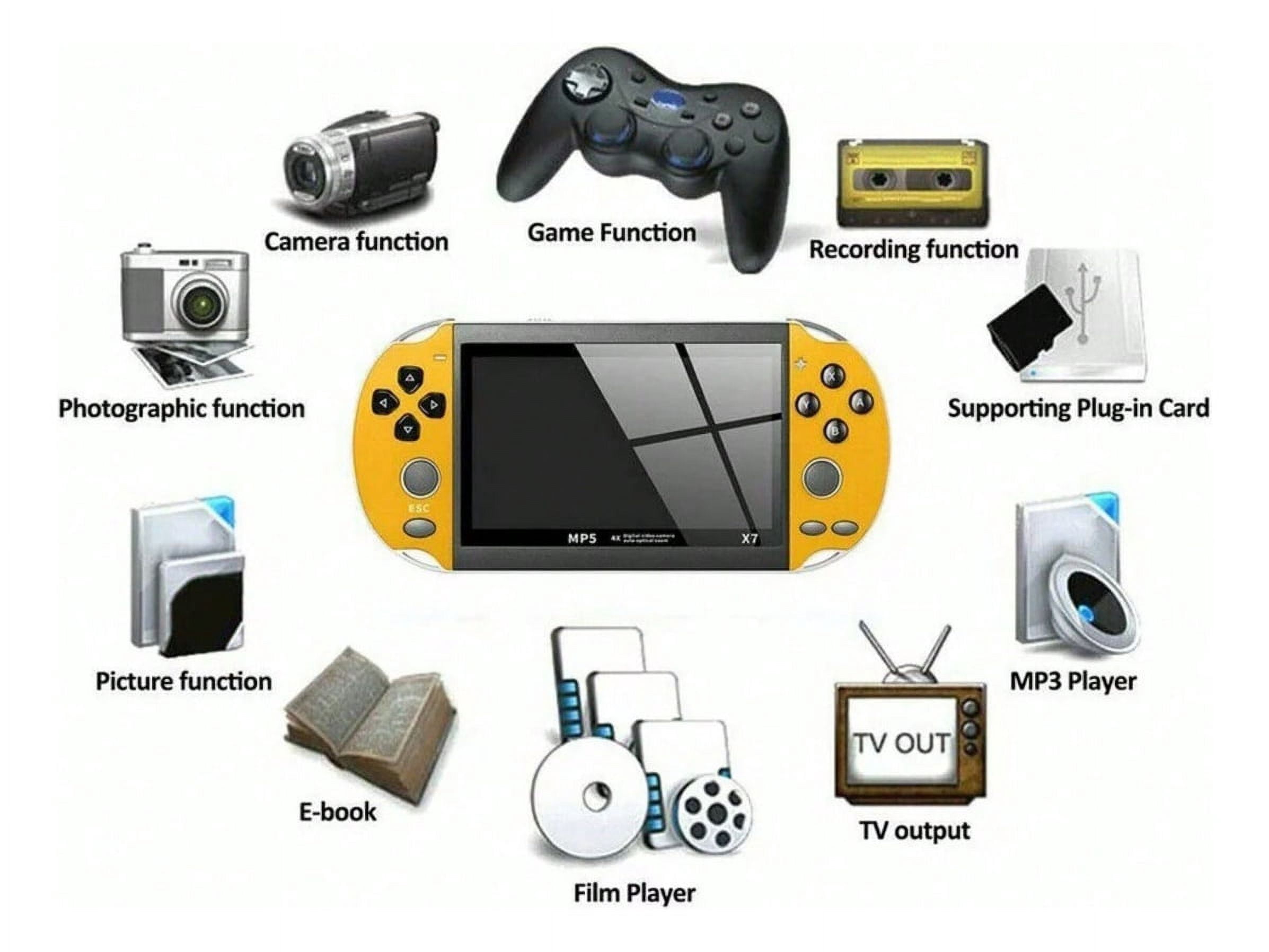 X7 Handheld Game Console: Digital, Portable Video Games