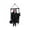Black, variant on Halloween Hanging Ghosts, Animatronic Scary Hanging Swinging Ghost, Battery-Powered, Light Up Eyes, Creepy Expressions, Spooky Halloween Indoor Outdoor Doll Decor Props (Purple)