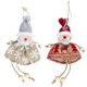 thumbnail image 4 of Adornos Navideños Santa Claus / / Angel Doll Toy Colgante Adorno de Navidad Blanco, 4 of 9