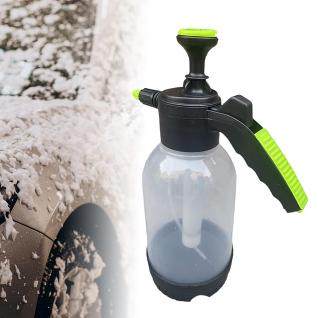 Pulverizador de espuma a presión manual para coche, 2,0l, portátil, multiusos, ahorro de mano de obra, 5,1x13 pulgadas, para plantas de interior y
