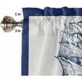 thumbnail image 5 of Nautical Blue Curtain Valances for Windows, Retro Sailboat Seagull Rod Pocket Valance Window Treatments Short Curtains for Kitchen Bathroom Living Room, 5 of 6