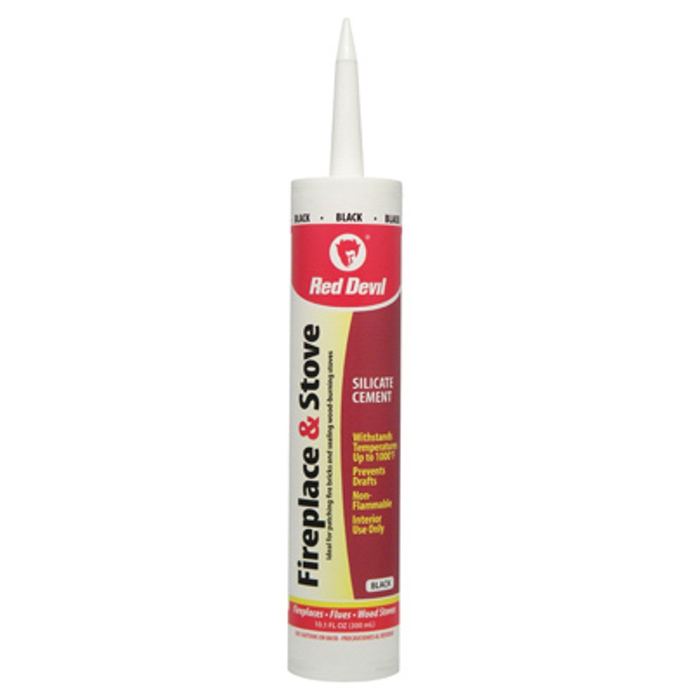 10.1 OZ Black Fireplace & Stove Repair Sealant