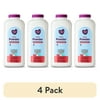 (4 pack) Parent's Choice Pure Cornstarch Baby Powder, Aloe Vera and Vitamin E, 15 oz