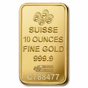 10 oz Gold Bar - PAMP Suisse Lady Fortuna Veriscan® (w/Assay)