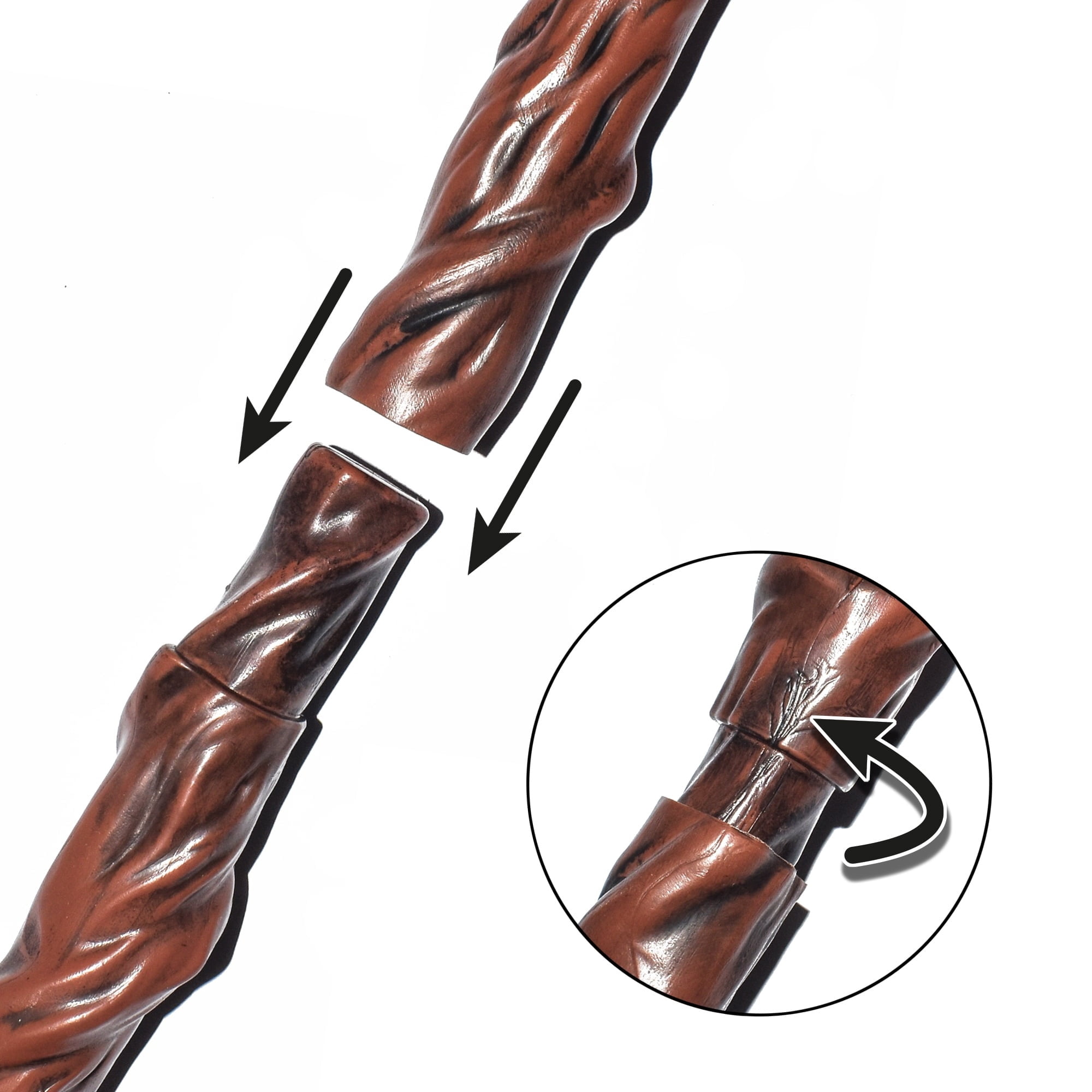 Broom Costume Accessory for Adults, Brown, 37", Halloween by Way To Celebrate