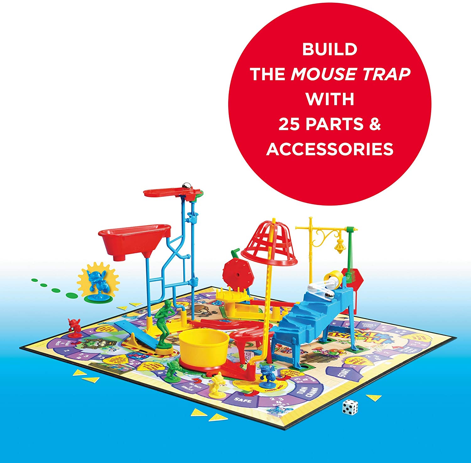 Jogo de tabuleiro Hasbro Gaming Mouse Trap para crianças de 6 anos