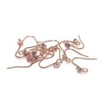 thumbnail image 1 of Pendientes de oro de 14 quilates con forma de gancho para la oreja que conservan el color, accesorios de joyería hechos a mano para evitar alergias, 1 of 5